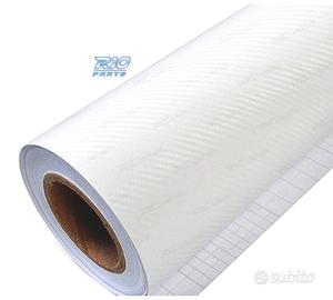 VINILE ADESIVO EFFETTO CARBONIO BIANCO