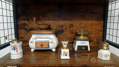 Macina caffè vintage in ceramica 