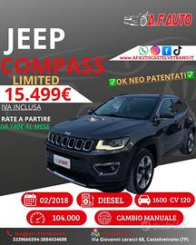 Jeep Compass 1.6 Multijet II 2WD Limited