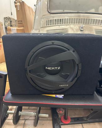 Subwoofer hertz+amplificatore hertz