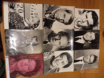 Cartoline di persone celebri e altro anni 50