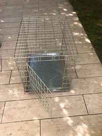 Trasportino metallico x animali - molto robusto