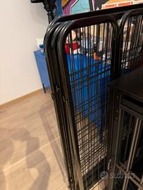 Recinto kennel cane 80x100 coniglio gatto ferro