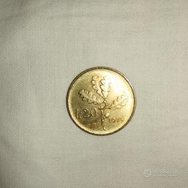 Lotto 10 monete da 20 Lire 1975