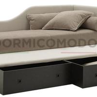 Divano letto singolo con box contenitore