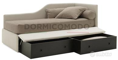 Divano letto singolo con box contenitore