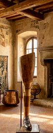 gamba di legno vintage originale