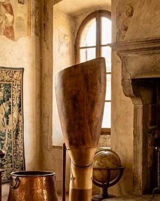 gamba di legno vintage originale