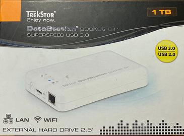 DataStation Pocket Air 2,5” da TrekStor 1 TB Nuovo