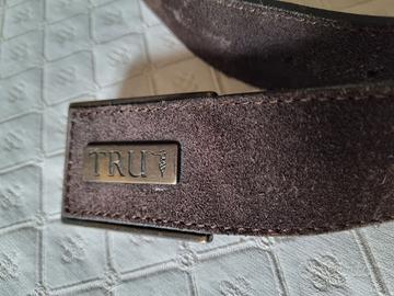 Cintura in pelle scamosciata Trussardi
