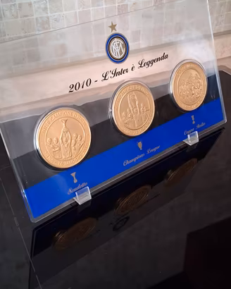 Targa Commemorativa Triplete Inter 2010 
