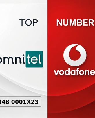 sim top number 348 0001X23 - numero facile