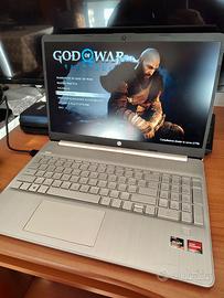 hp 15 pollici da gaming raizen 7 5700u ram 12gb