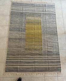 Tappeto lana cotone 200 x 140 cm
