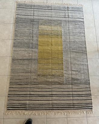 Tappeto lana cotone 200 x 140 cm