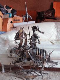 Decorazione da parete in ferro