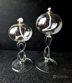 Lampade a olio con stoppino '60-'70