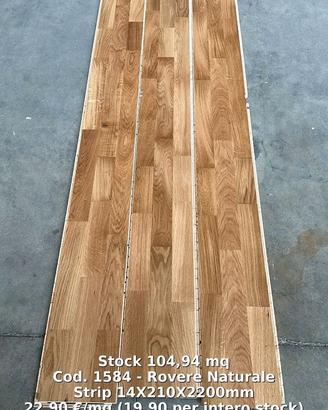 Stock Parquet Prefinito Vari Lotti