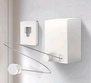 Stendibiancheria retrattile da parete