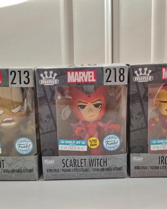 3 Funko minis Marvel 