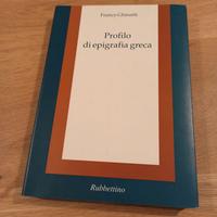 "Profilo di Epigrafia Greca" di F. Ghinatti manual