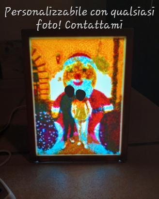 Litofania a colori personalizzabile