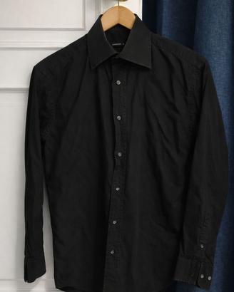 Camicia Nera Harrison & Son - Taglia M - Vissuta