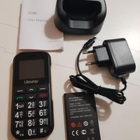 Telefono per anziani 2 SIM Radio FM mem. espand.