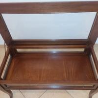 Tavolino Salotto Legno- Vetro