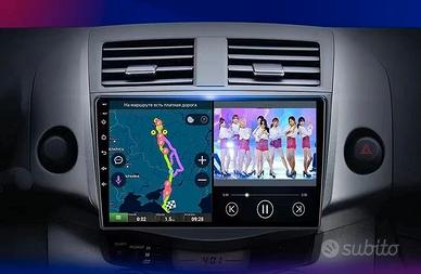 Autoradio navigatore toyota rav4 carplay wifi