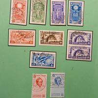 Regno 1933/36- 11 francobolli usati 