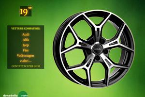 Cerchi in Lega Mak 19" per molte vetture - contat