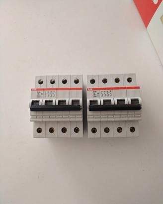 Lotto 2 Pezzi Interruttori Magnetotermici ABB S254