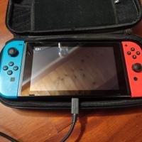 Nintendo switch + 2 joystick + cover