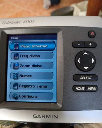 Ecoscandaglio Garmin Fishfinder 400C a colori