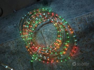 Tubo luminoso multicolore Natale