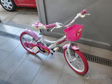 BICI UNICORNO DA 16 PER BAMBINA