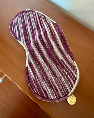 Mascherina occhi da viaggio Missoni in maglia