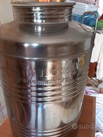 2 fusti acciaio inox