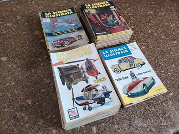 LA SCIENZA ILLUSTRATA LOTTO DA 46 MENSILI ANNI '50