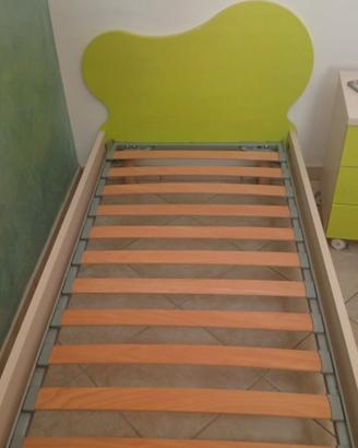 LETTO MORETTI COMPACT + RETE 80×200