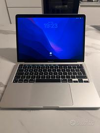 Macbook Pro 13” M2 2022 argento TOUCH BAR