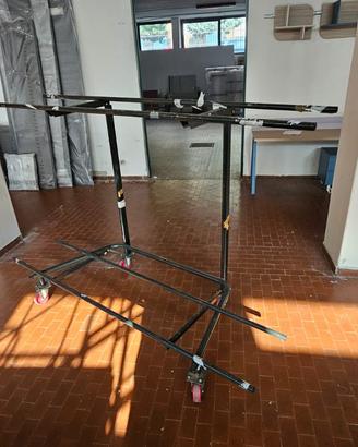 Carrello cesta gabbia porta arredi divani