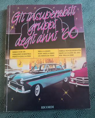 Raccolta di spartiti gruppi anni 60