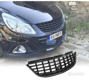 GRIGLIA PER OPEL CORSA D 07-11 LOOK OPC NERA