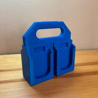 Porta batterie Makita 4x 18V PETG super resistente