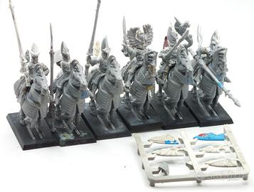 Elmi d'argento cavalieri Elfi alti Warhammer 6th