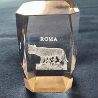 Cristallo 3D - Laser Art - Lupa Capitolina