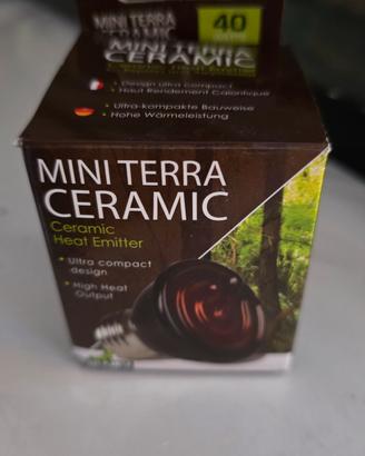 lampada x rettili in ceramica 40w
