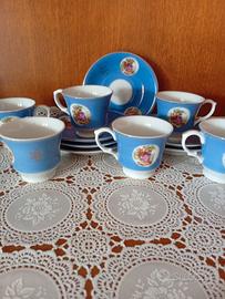 set tazzine caffè Japan colore azzurro